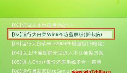 使用大白菜U盘PE系统进行系统安装的详细教程（简单、高效，大白菜U盘PE系统带你轻松安装系统）