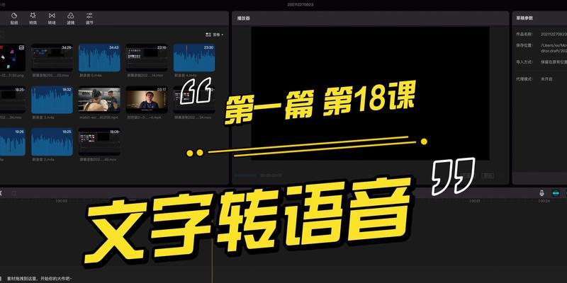 利用技巧将视频中的声音转换成文字（掌握窍门，快速将视频音频转换成文字文档）