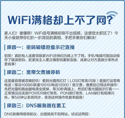 电脑显示wifi密码错误？解决方法大揭秘！（遇到wifi密码错误，不要慌！跟着这些步骤轻松解决问题）